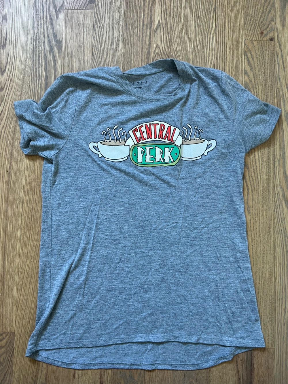 Central Perk Graphic Tee - Gray Women’s Shirt